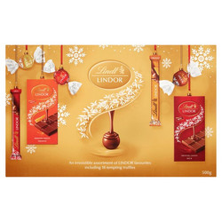 Продуктови Категории Шоколади  Lindt Lindor Коледна селекция 500g